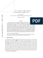 Perturbative Analysis On Infrared Aspects of Noncommutative QED On R