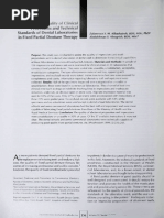 Assessing The Quality of Clinical Procedures and Technical Standards of Dental Laboratories in Fixed Partial Denture Therapy