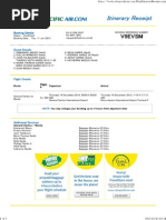 Plane Ticket Sample