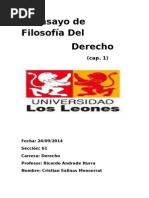 Ensayo de Filosofía Del Derecho