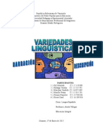 TRABAJO Variedades Linguisticas