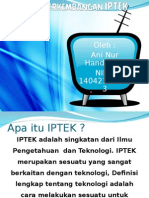 Sejarah Perkembangan IPTEK