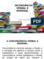 Concordancia Verbal e Nominal