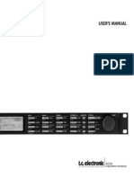 User'S Manual: Studio Effects Processor