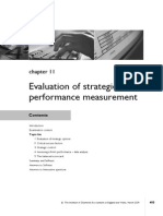 Chap - 11 Evaluation of Strategies and Performance Mesurement