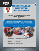 Proyecto de Saneamiento