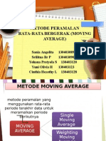 Metode Peramalan Moving Average