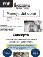 Menejo Del Dolor