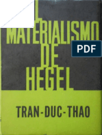 Tran Duc Thao El Materialismo de Hegel