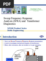 Sweep Frequency Response Analysis (SFRA) and Transformer Diagnostics