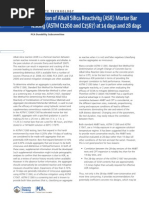 Is549 Evaluation of Alkali Silica Reactivity (Asr) Mortar Bar Testing (Astm c1260 and c1567) at 14 Days and 28 Days