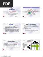 Fase MEDIR Six Sigma