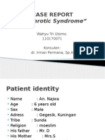 "Nephrotic Syndrome": Case Report