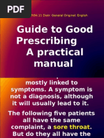 Guide To Good Prescribing A Practical Manual: WHO/DAP/94.11 Distr: General Original: English