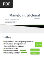 Manejo Nutricional