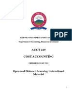 ACCT 219-Cost Accounting PDF