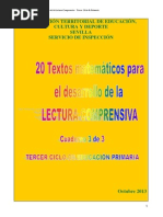 Textos Matematicos - Lectura Comprensiva - E. Primaria Ciclo 3