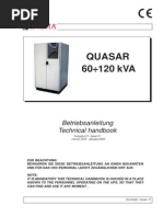 UPS System Manual Quasar 60-120 KVA De-En - Effekta - de - Eng