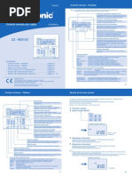 Panasonic Termostato CZ RD513C Manual Usuario F564567 ES