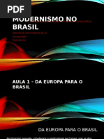 Modernismo No Brasil - Aula em Slides