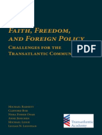 Faith, Freedom, and Foreign Policy: Challenges For The Transatlantic Community