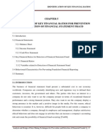 Identification of Key Financial Ratios For Prevention and Detection of Financial Statement Fraud