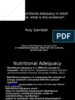 Dr. Rully Sjambali, SP - GK - Achieving Nutritional Adequacy in Critical Care Final Makasar Apr 2015