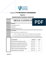 Casting Report Lab