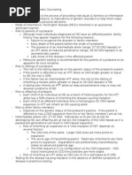 Huntington's Disease TBL