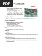 Programa Entrenamiento AutoCAD Civil 3D - RG