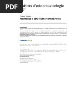 Ethnomusicologie 854 10 Flamenco Structures Temporelles PDF