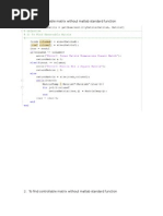 To Find Observable Matrix Without Matlab Standard Function