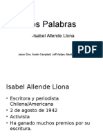 Análisis Del Cuento Dos Palabras Isabel Allende