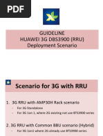 Guideline-Huawei 3g Dbs3900 (Rru) Deployment Scenario - XL Project