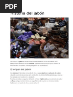 Historia Del Jabón