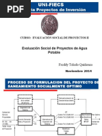 Evaluación Social Proyectos Agua Potable