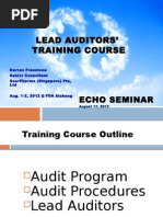 Lead Auditors Training Course