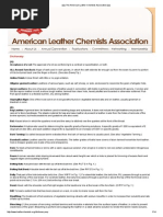 .Dictionary of The American Leather Chemists Association