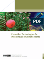 Extraction Technologies For Medicinal and Aromatic Plants