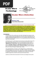 Scalar Wave Detection