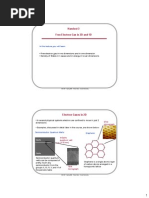 Free Electron Gas in 2D and 1D