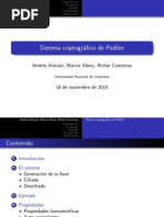 Sistema Criptografico Paillier