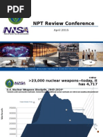 NPT Review Conference: April 2015