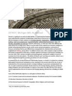 DETROIT, Michigan (MI) : An Abstract: Redlining