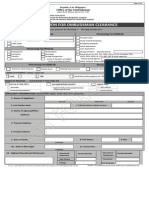 Application For Ombudsman Clearance