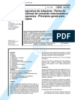 NBR 14153 - 1998 - Seguranca de Maquinas - Partes DeSistemas de Comando RelacionadasA Seguranca - Principios Gerais ParaProjeto