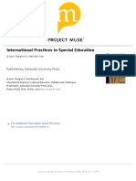 International Practices in Special Education