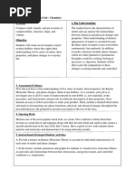 General Chemistry - Instructional Planning Grid