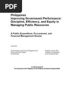 World Bank - ADB-MOF Report On Philippines PEPFMR