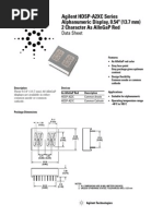 Datasheet Display de 14 Segmentos